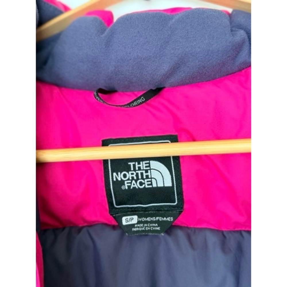 The North Face Nuptse 700 Puffer Vest Y2K Barbiecore Pink Womens Small Down - Picture 8 of 10